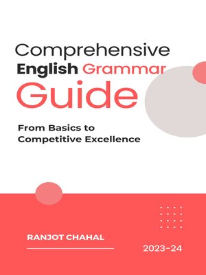 cover image of Comprehensive English Grammar Guide